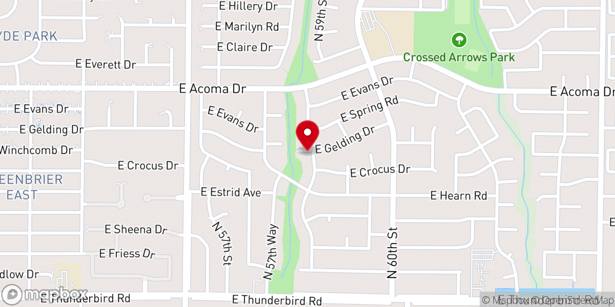Map showing location of Carrick Ministries Foundation Inc