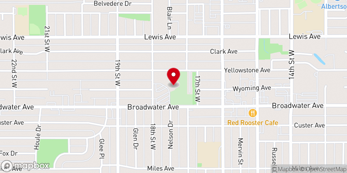 Map showing location of St Pius X Catholic Church