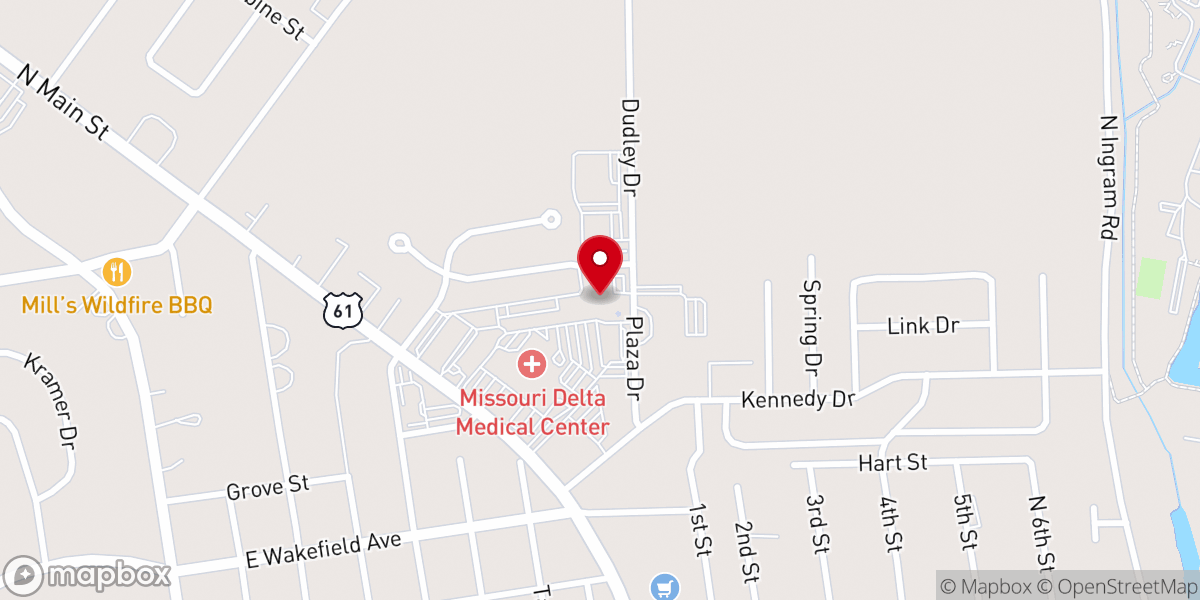 Map showing location of My Fathers House