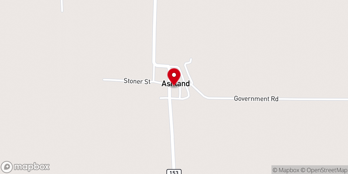 Map showing location of Ashland Village Offices