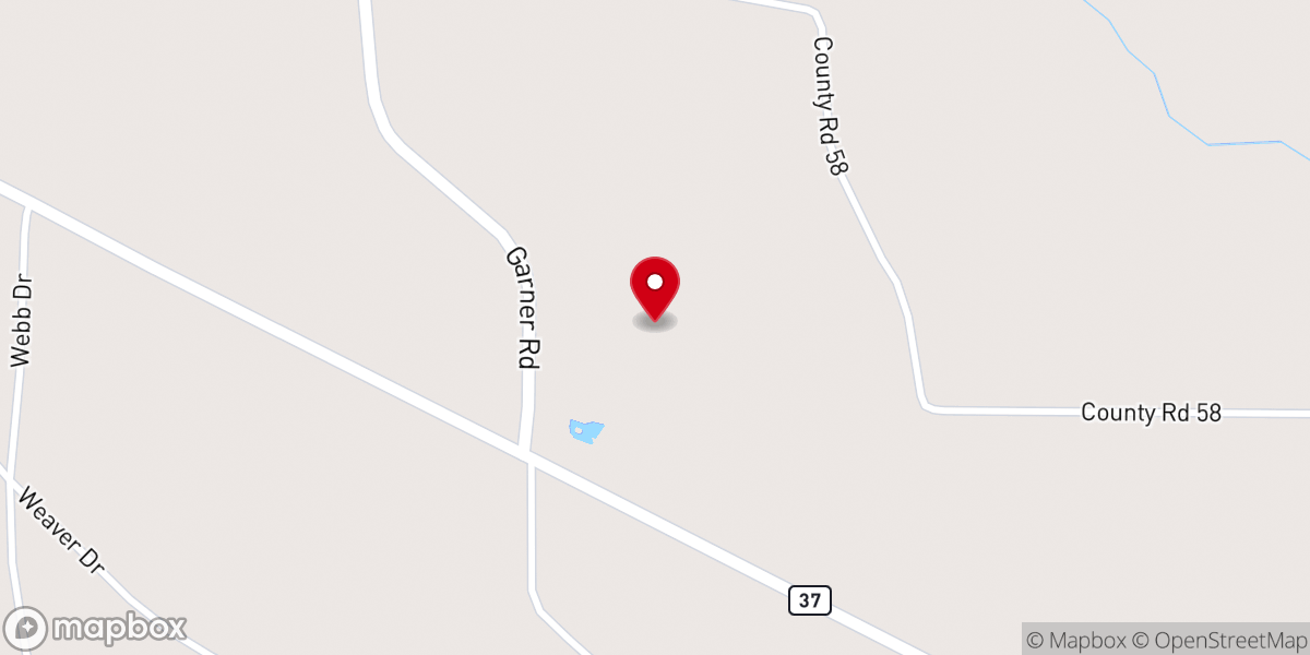 Map showing location of St. Anthony of Padua Church