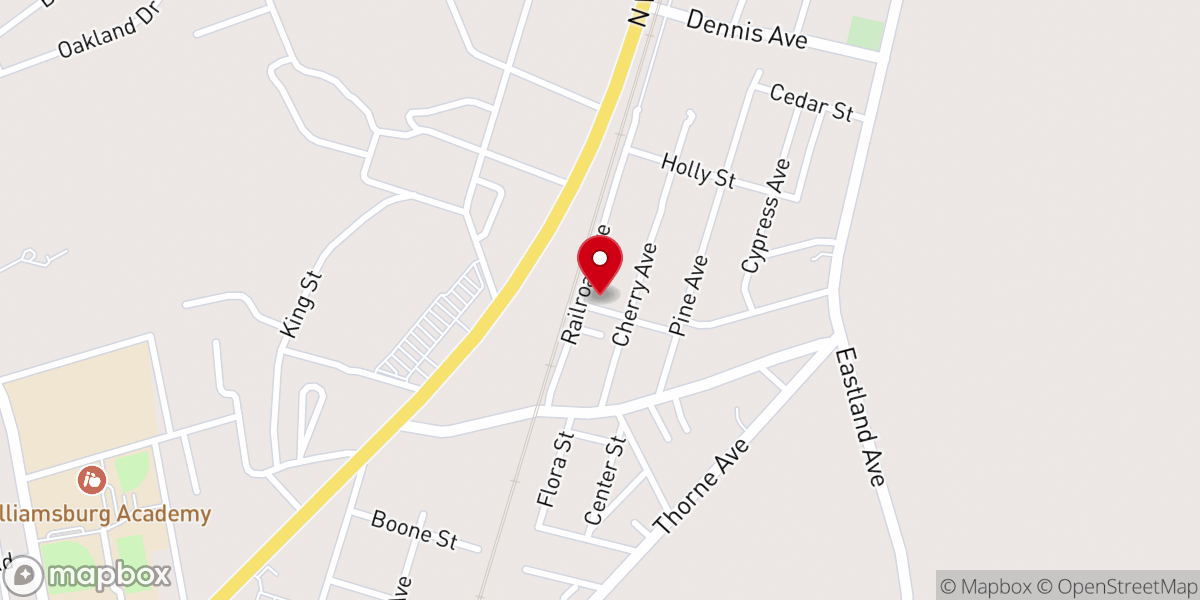 Map showing location of Church of God In Christ