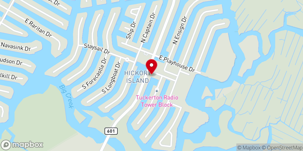 Map showing location of Living Water Christian Center Church