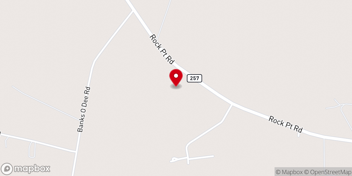 Map showing location of Pointe Ministries