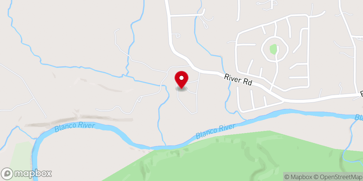 Map showing location of Old Glory Ranch