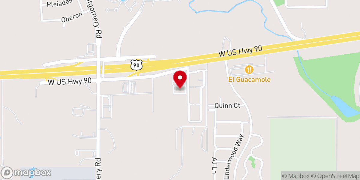 Map showing location of Life Center Christian Fellowship