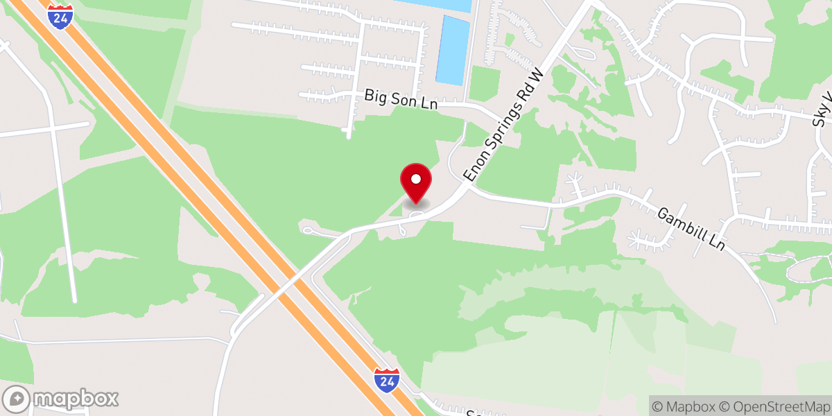 Map showing location of Mt View Missionary Baptist Church