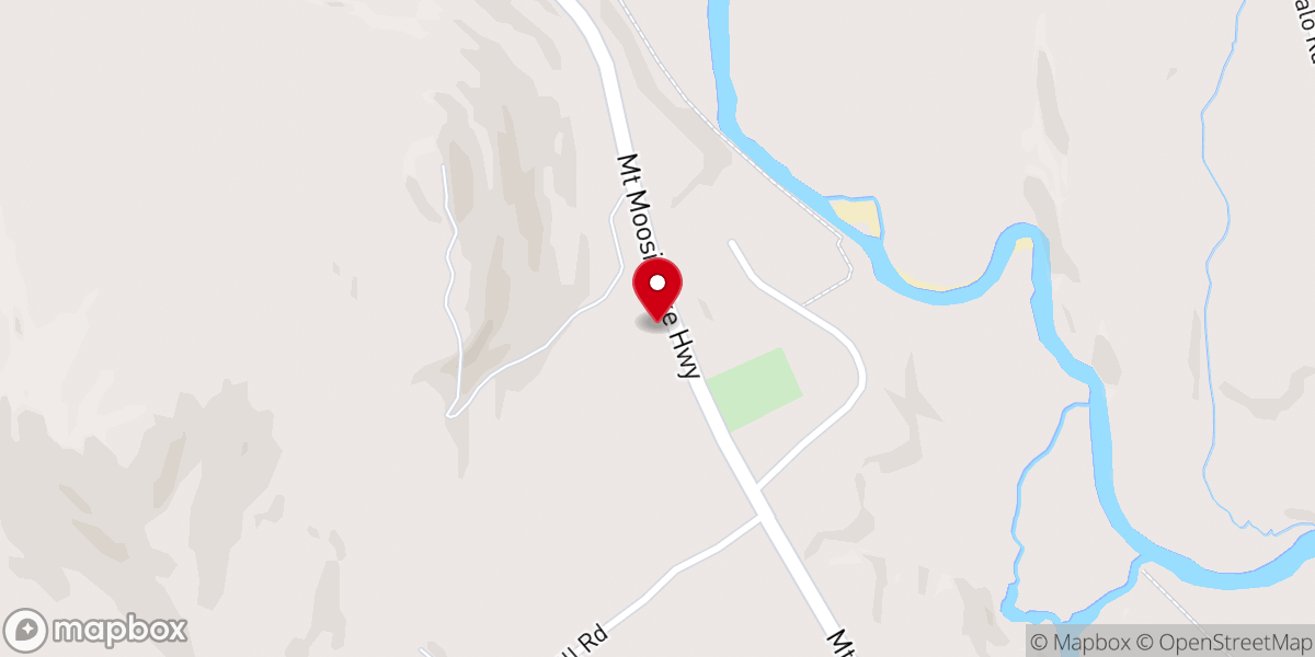 Map showing location of Grace Bible Church of the White Mountains
