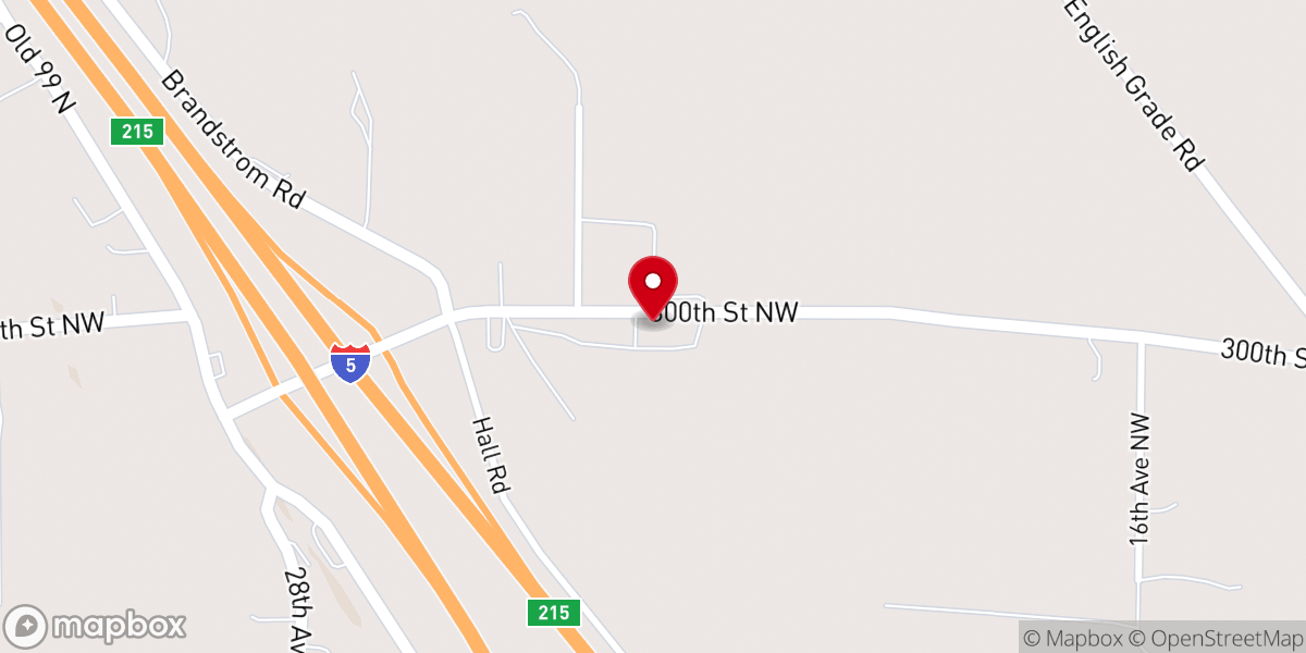 Map showing location of Freeborn Lutheran Church