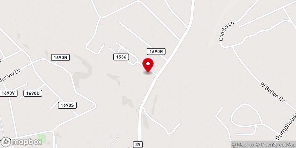 Map showing location of Word Ablaze Church