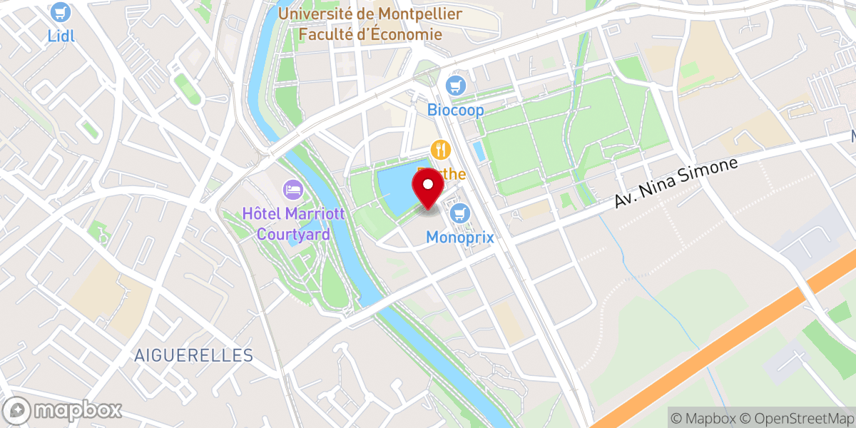 Map showing location of L'Escale - Maison St Jean-Baptiste