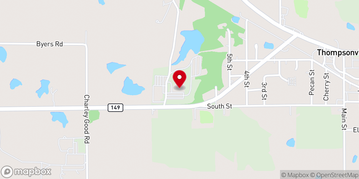 Map showing location of Thompsonville Christian Junior Academy