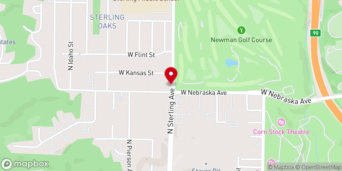Map showing location of Shepherds Gate Church Inc