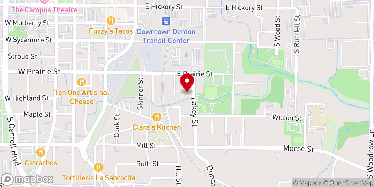 Map showing location of St Andrew Church of God In Christ