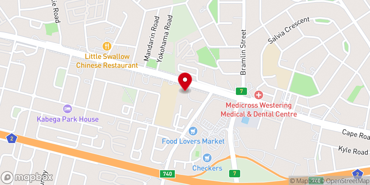 Map showing location of Sacred Heart Catholic Church