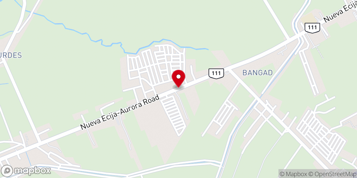 Map showing location of Blessed Christian Church