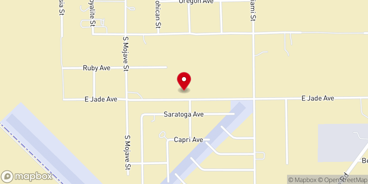Map showing location of Sandy Valley Community Church