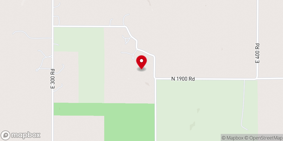 Map showing location of Stull Community of Faith Church