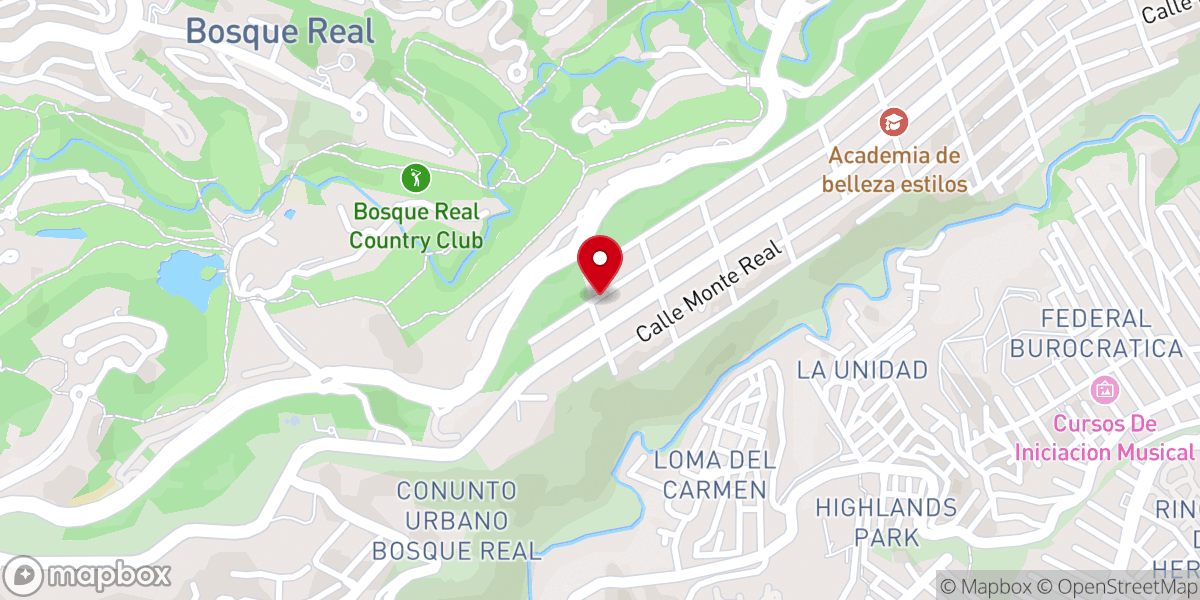 Map showing location of Iglesia Bautista Esperanza