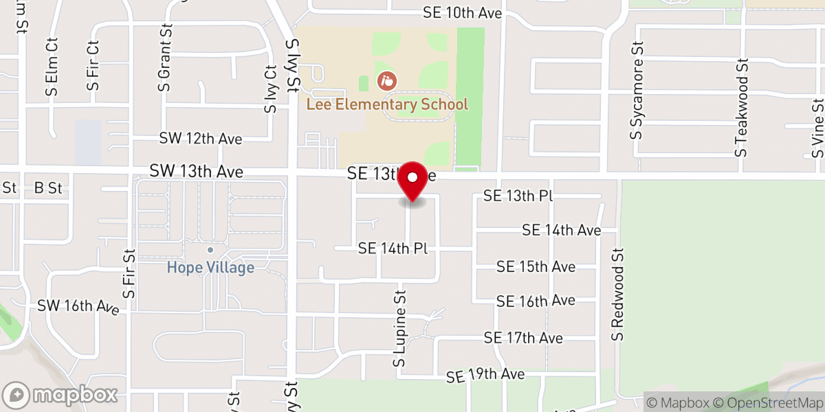 Map showing location of Southgate Chapel