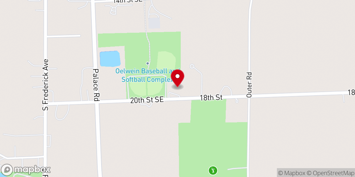 Map showing location of Evangelical Free Church