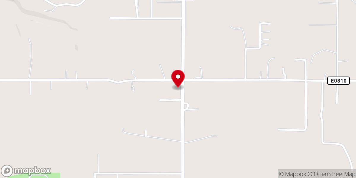 Map showing location of Fairfield Baptist Church