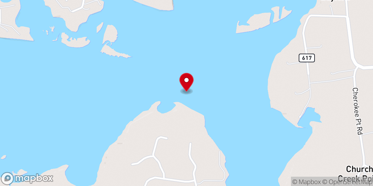 Map showing location of Church Point