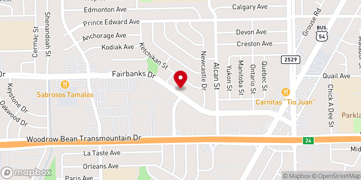 Map showing location of Iglesia Del Dios Vivio Cristo Vive Inc