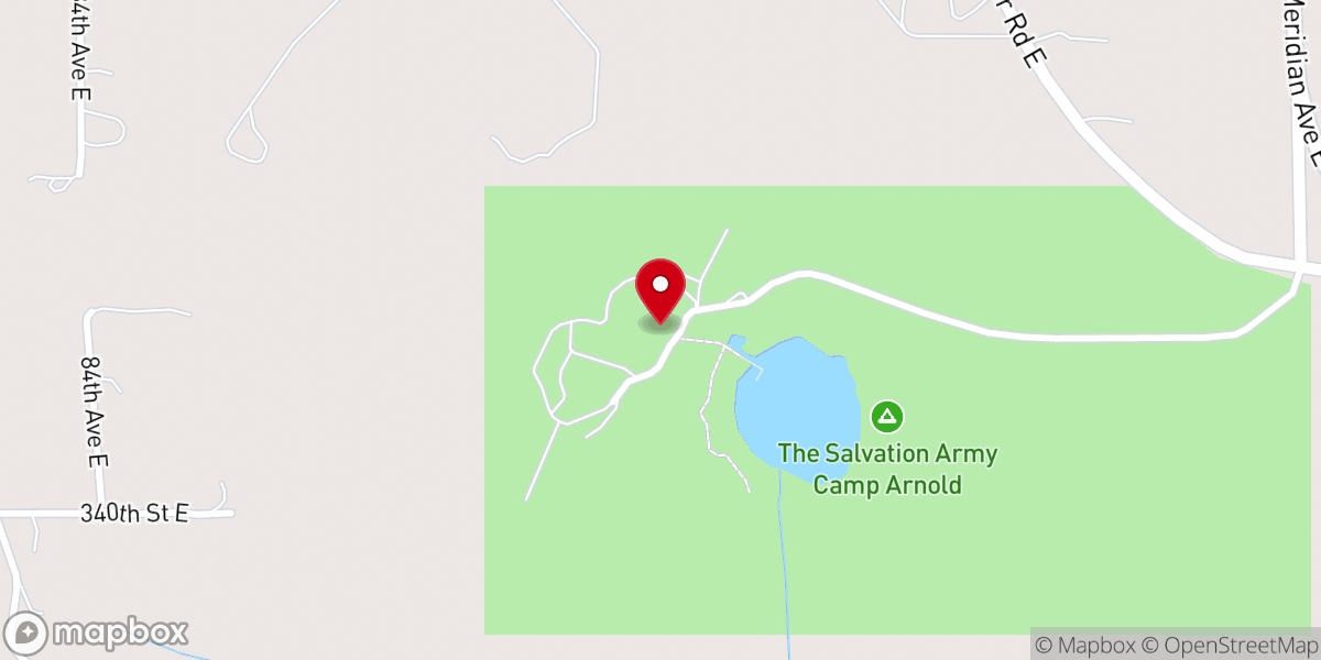 Map showing location of The Salvation Army Camp Arnold