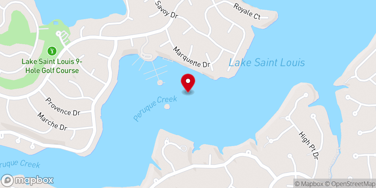 Map showing location of New Life Community Church of St Charles County