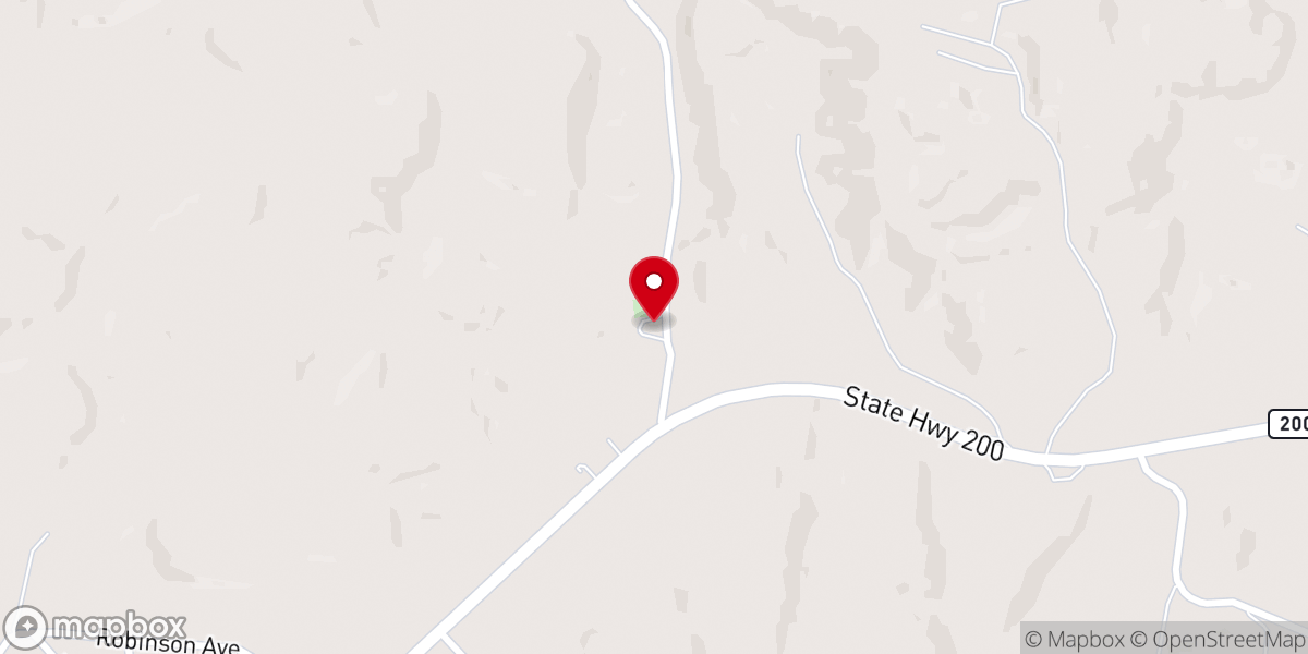 Map showing location of Small's Chapel A.M.E. Zion Church