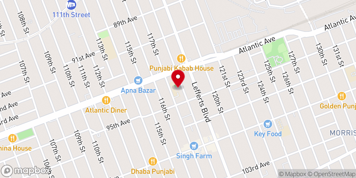 Map showing location of St Benedict Joseph Labre Church