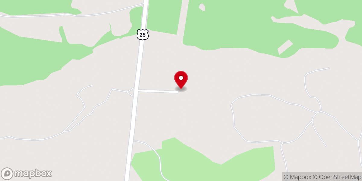 Map showing location of Gospel Temple