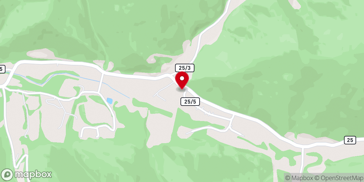 Map showing location of Hart Chapel