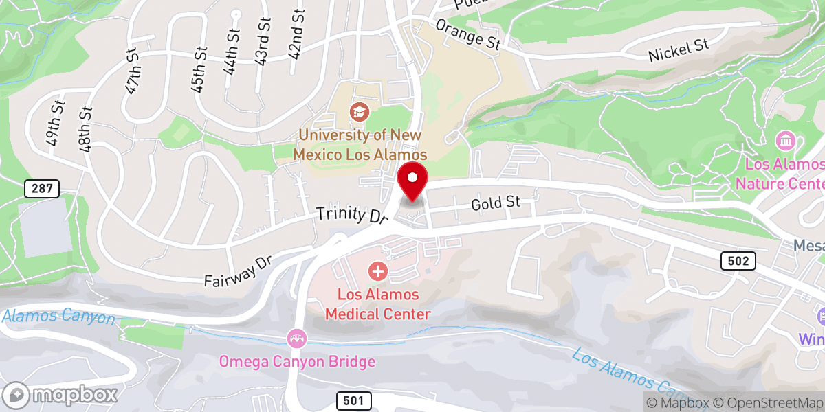 Map showing location of Trinity on the Hill Parish