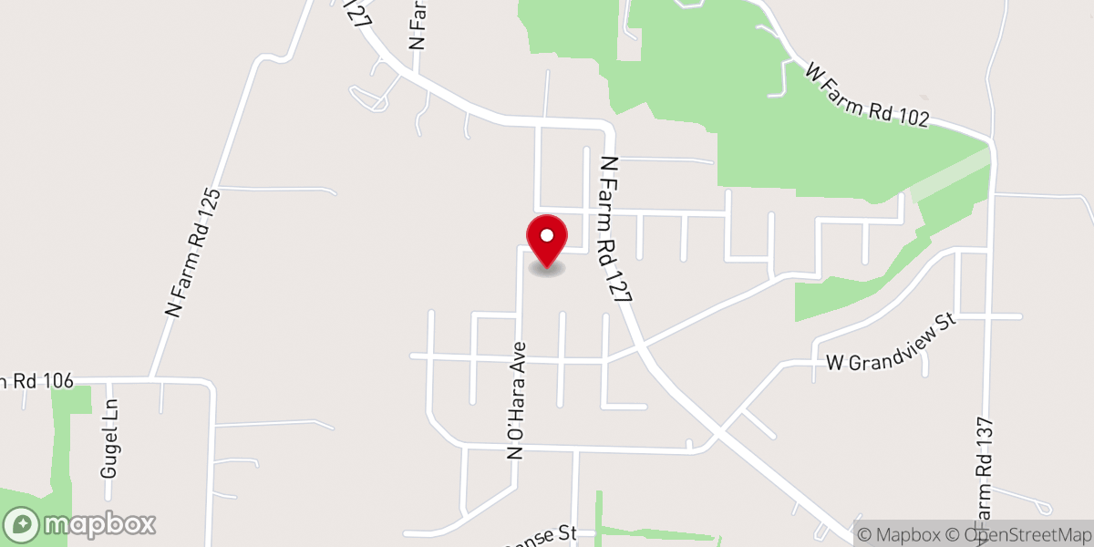 Map showing location of Restoration Church of Greene County Inc