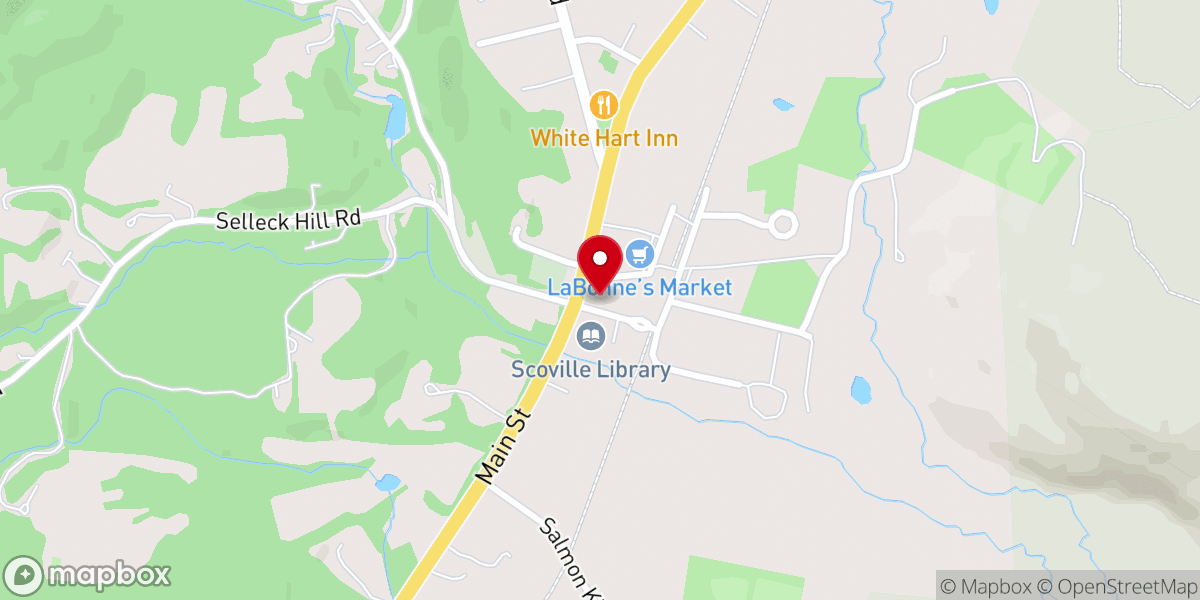 Map showing location of Congregational Church of Salisbury