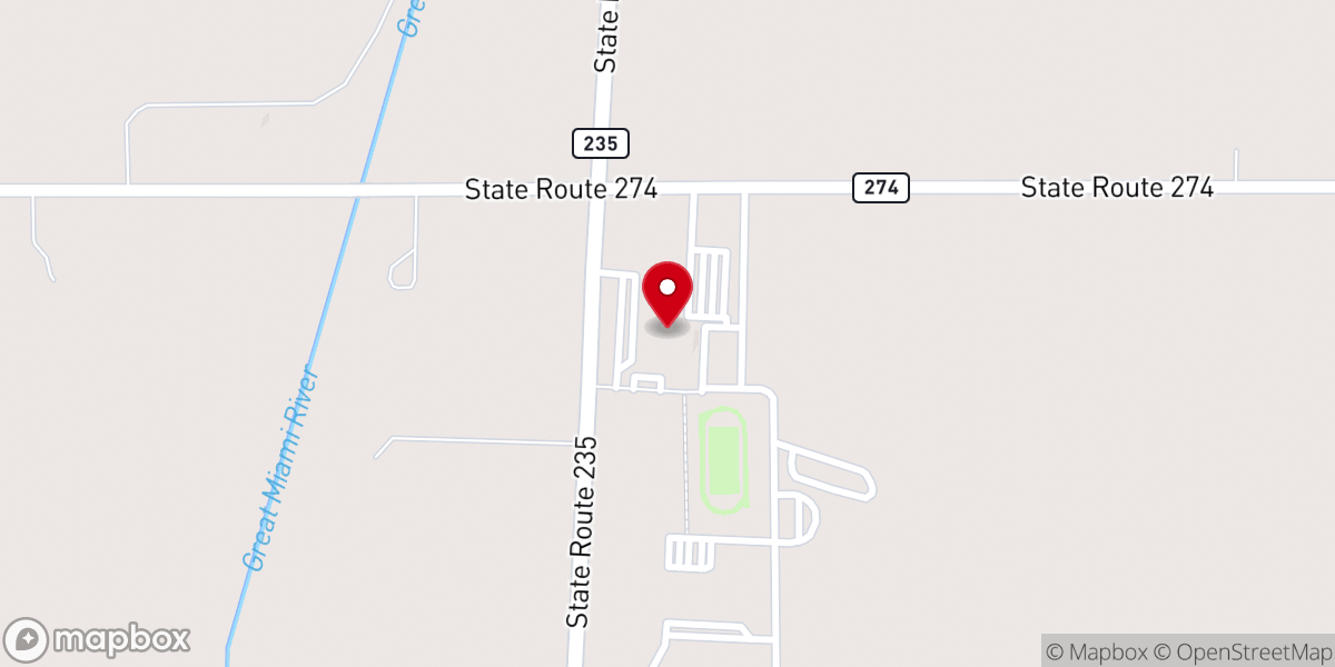 Map showing location of Grace Church Lake Campus