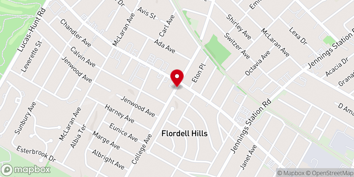 Map showing location of Redemption Center Church of God in Christ