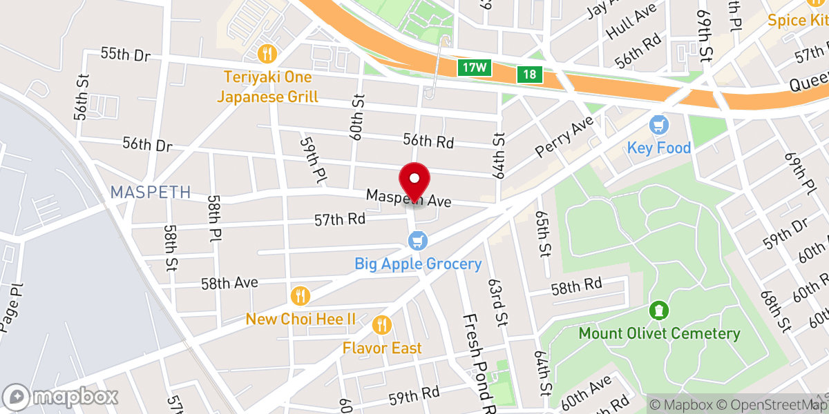 Map showing location of St Stanislaus Roman Catholic Church