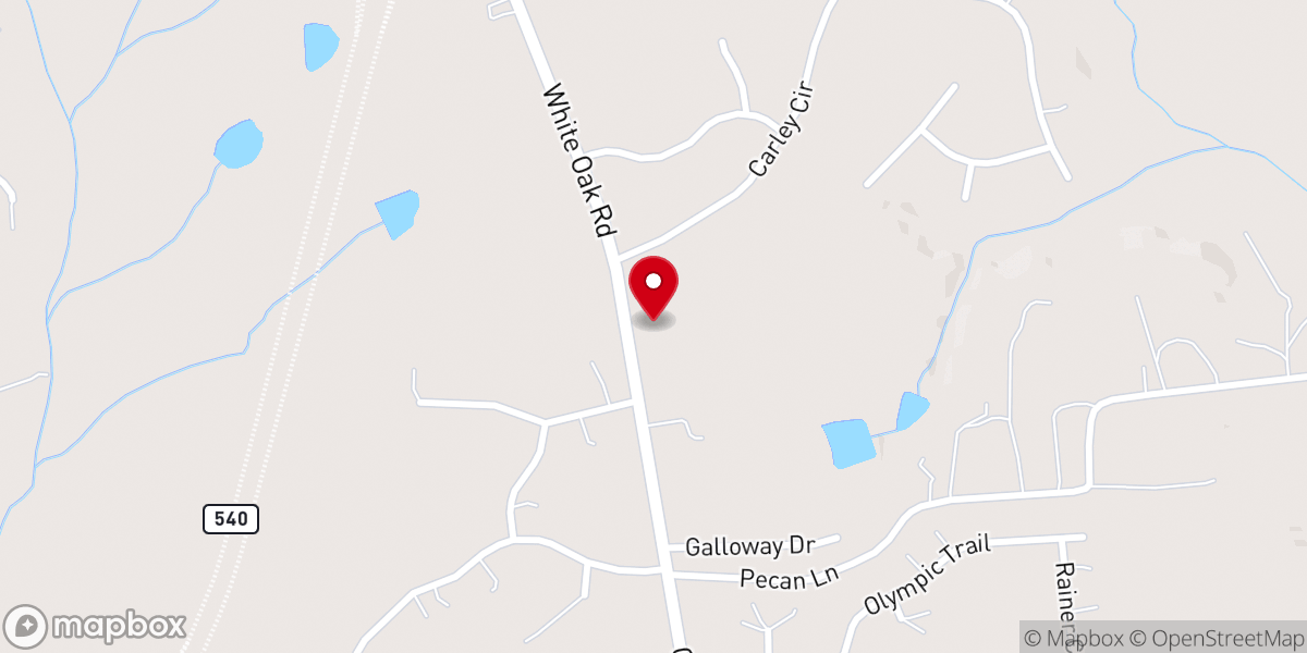 Map showing location of Good Samaritan Baptist Church