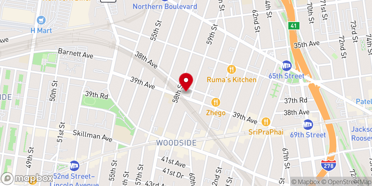 Map showing location of Bethany Elevation Community Church