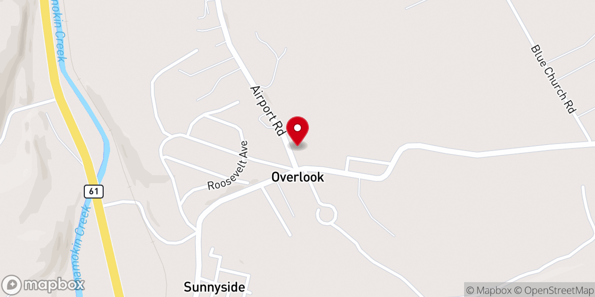 Map showing location of Grace Independent Chapel