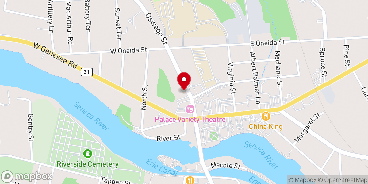 Map showing location of Hayes Stuart D