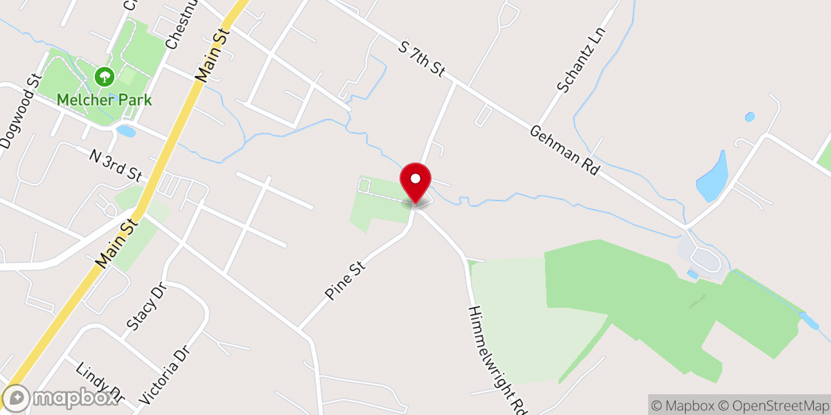 Map showing location of Most Blessed Sacrament