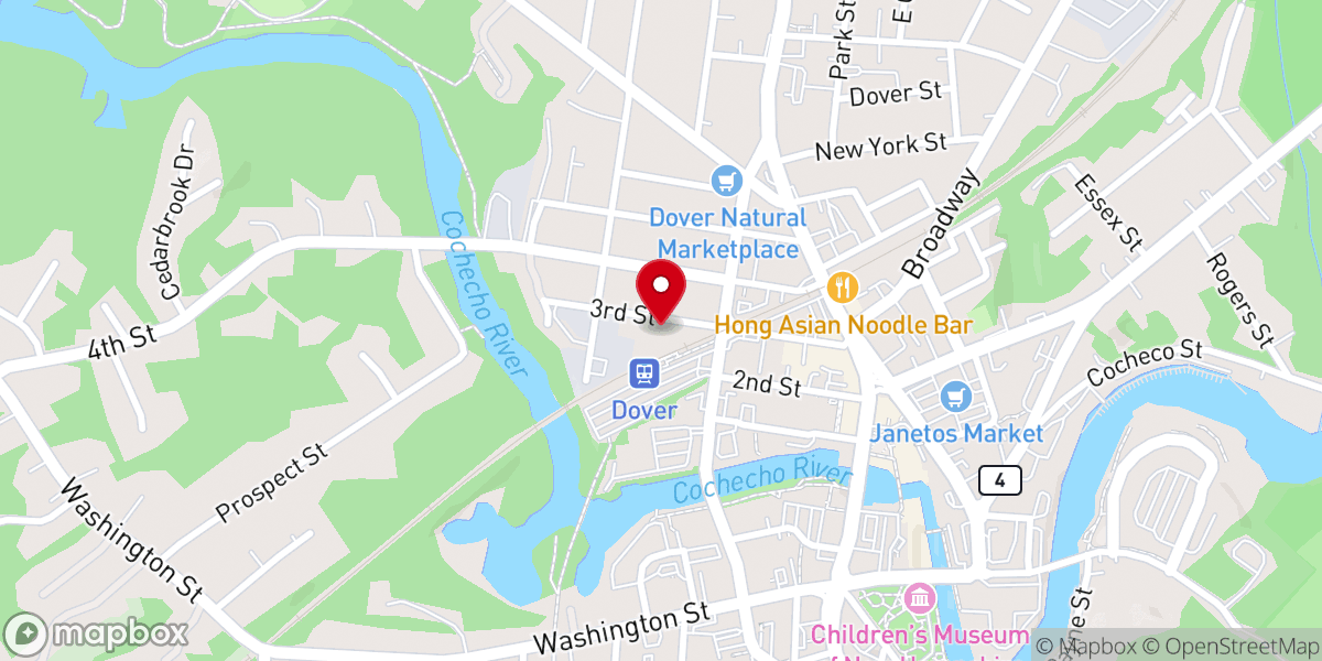 Map showing location of Freedom Point Church Seacoast NH