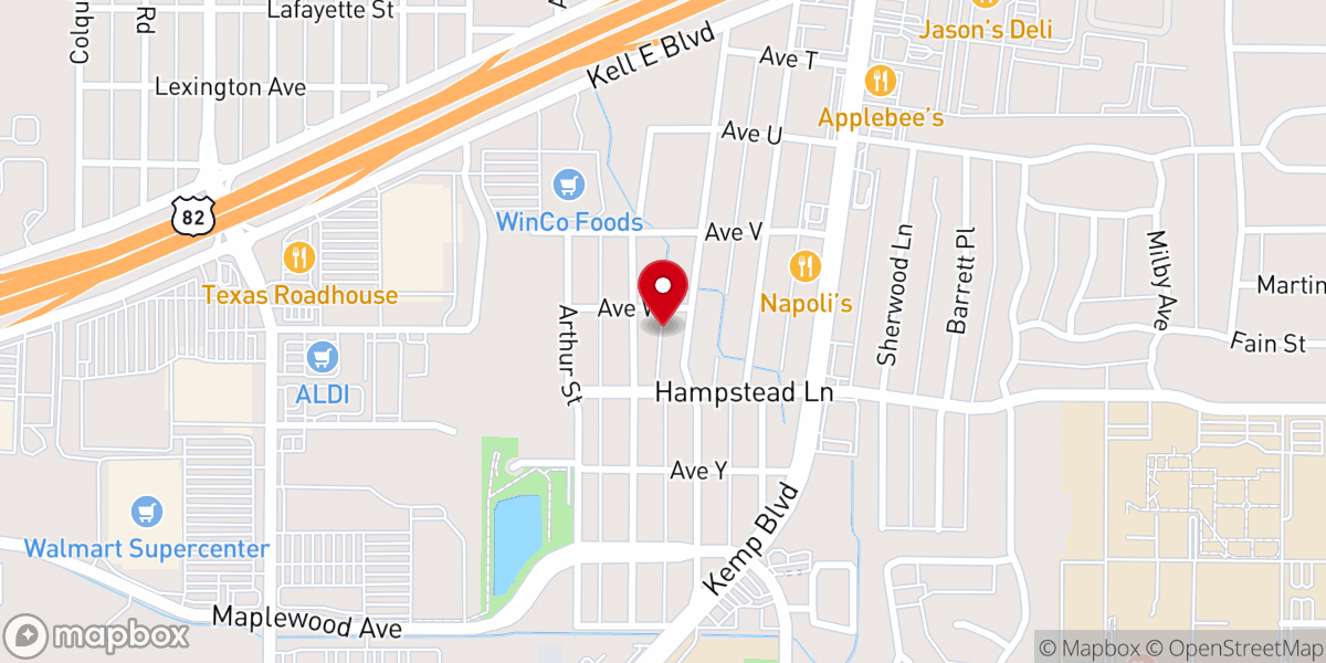 Map showing location of Grant Street Church of Christ