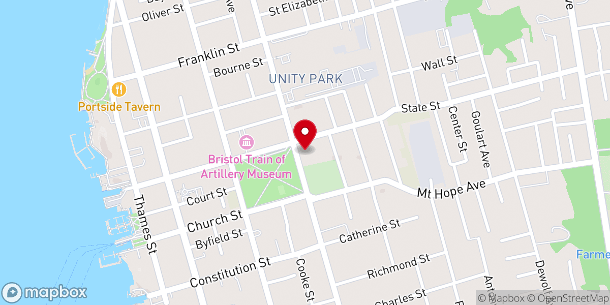 Map showing location of St. Mary's Parish