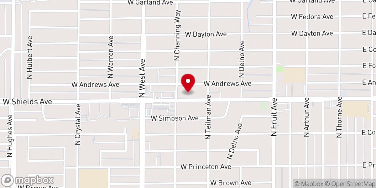 Map showing location of United Christian Church