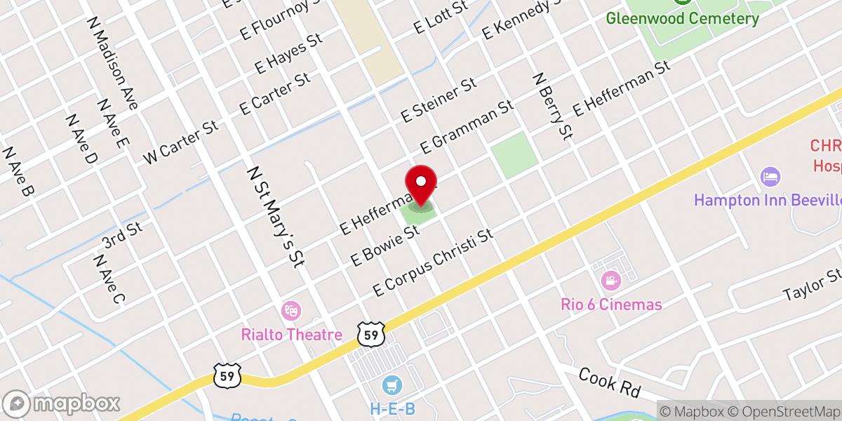 Map showing location of Klipstein Park